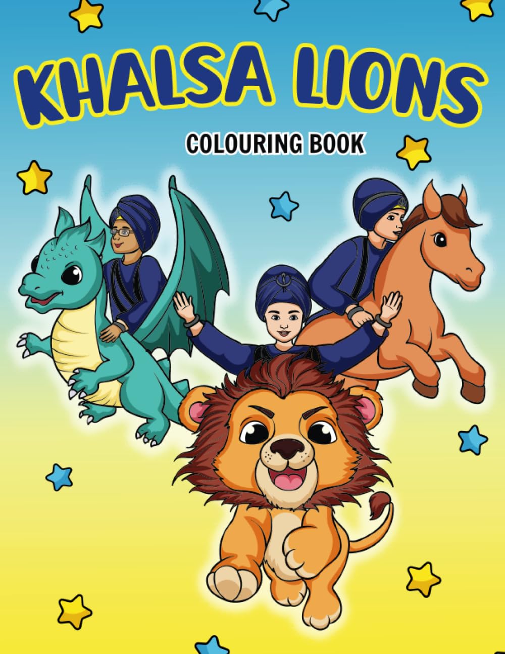Khalsa Lions Colouring Book